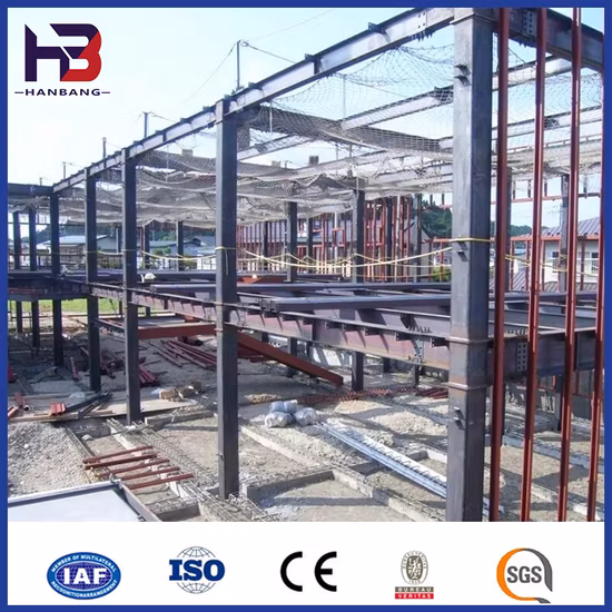 Edificio prefabricado de fábrica de almacén de estructura de acero