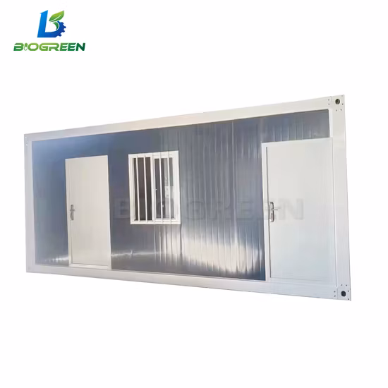 Contenedor plegable listo para usar, garita de lujo, casas contenedor, casa de guardia, edificio de oficinas, baño, Hotel